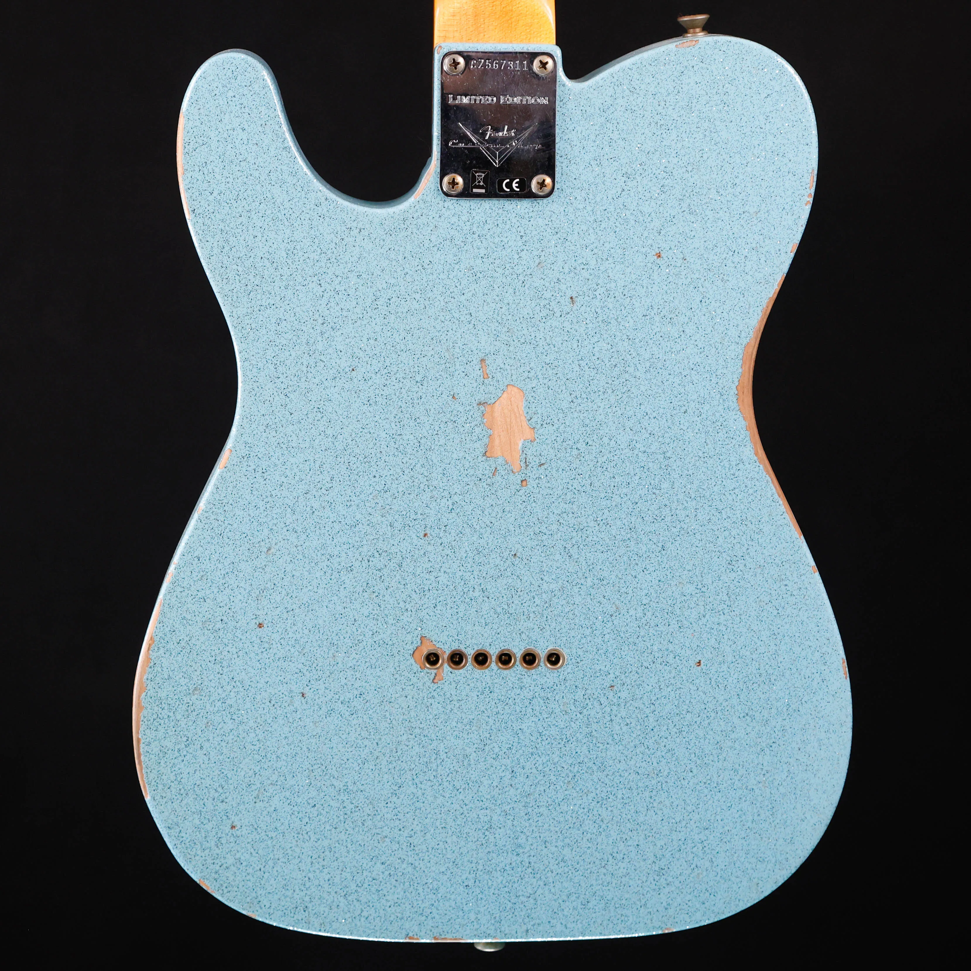 Fender Custom Shop LTD '61 Telecaster Relic, Aged Blue Sparkle 7lbs 9.1oz