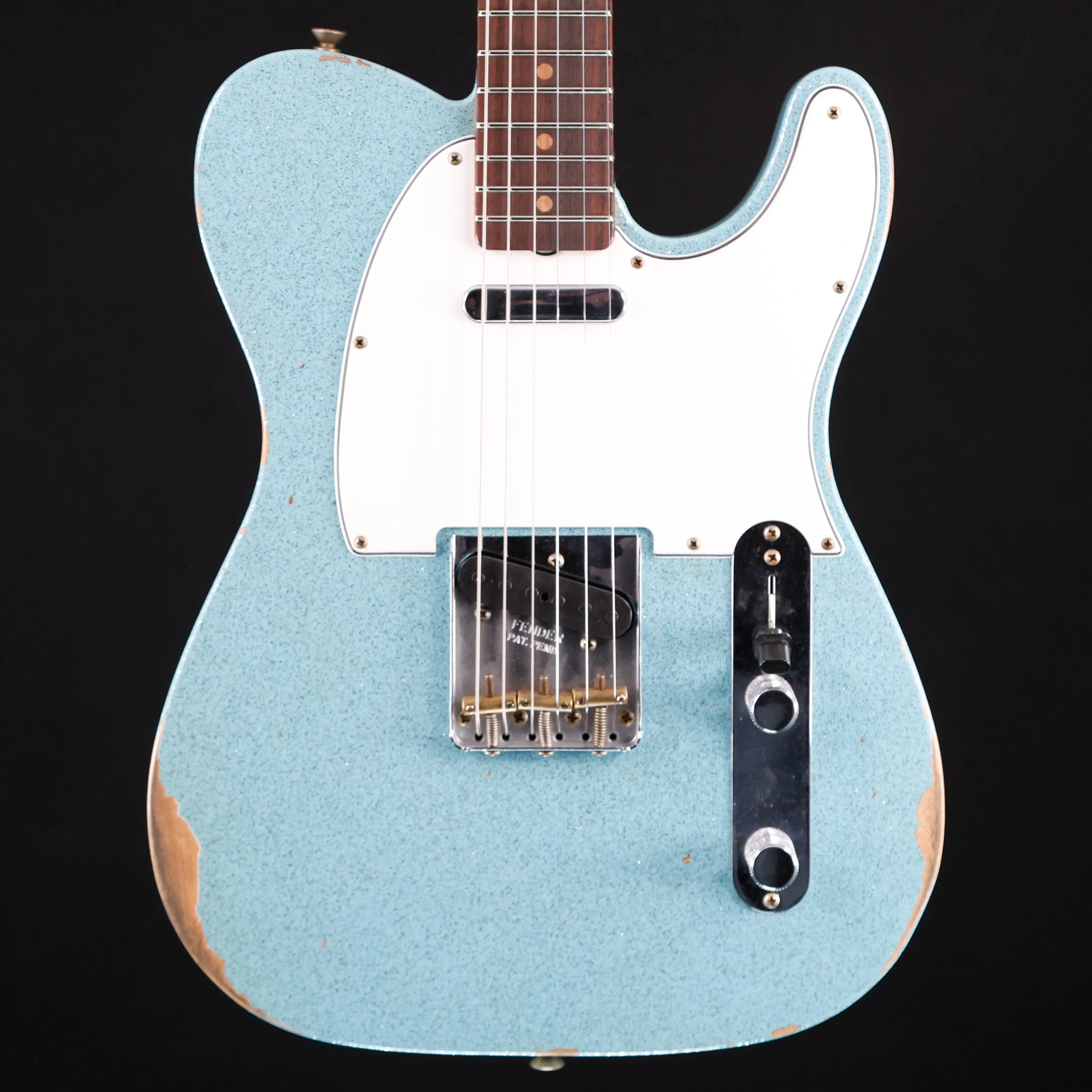 Fender Custom Shop LTD '61 Telecaster Relic, Aged Blue Sparkle 7lbs 9.1oz