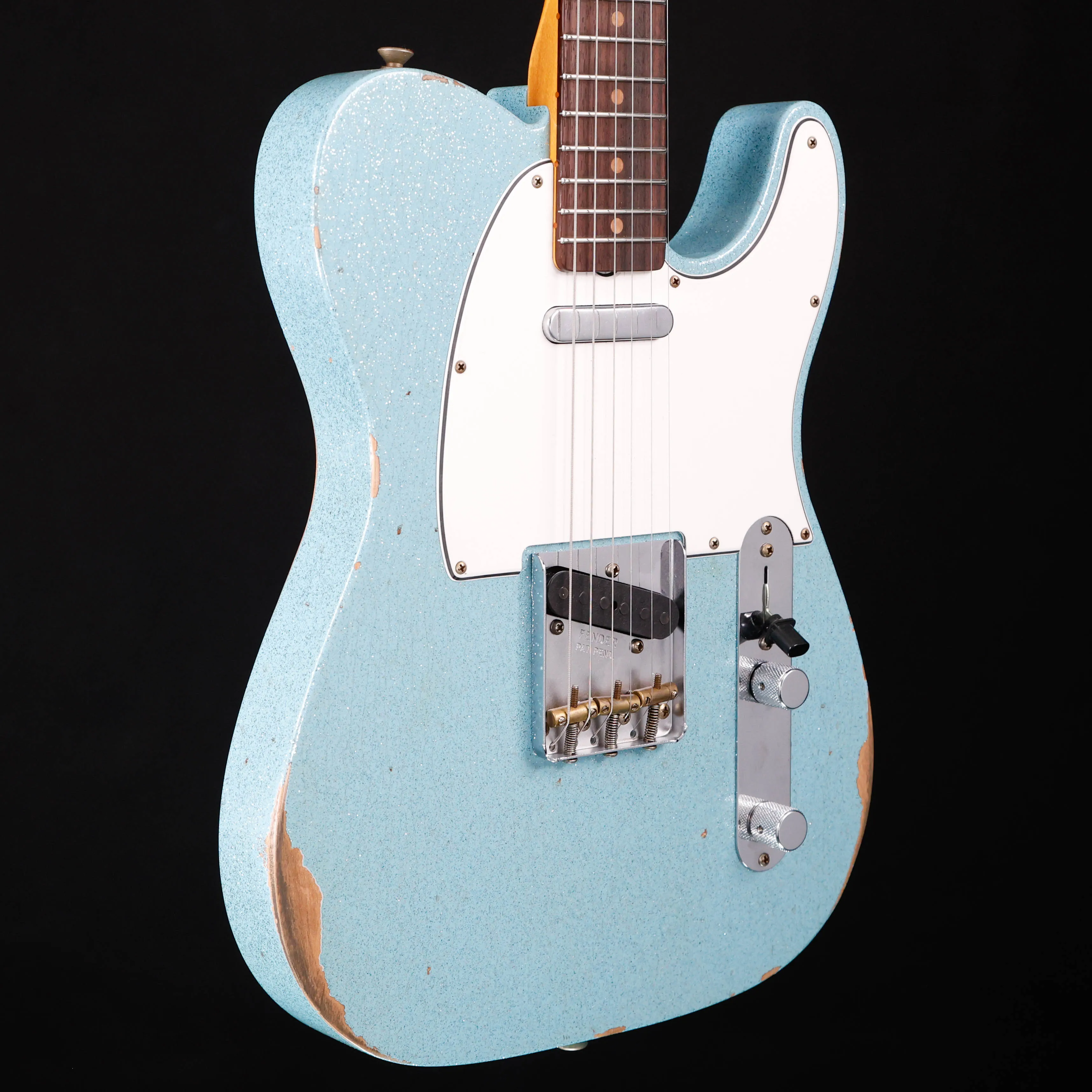 Fender Custom Shop LTD '61 Telecaster Relic, Aged Blue Sparkle 7lbs 9.1oz