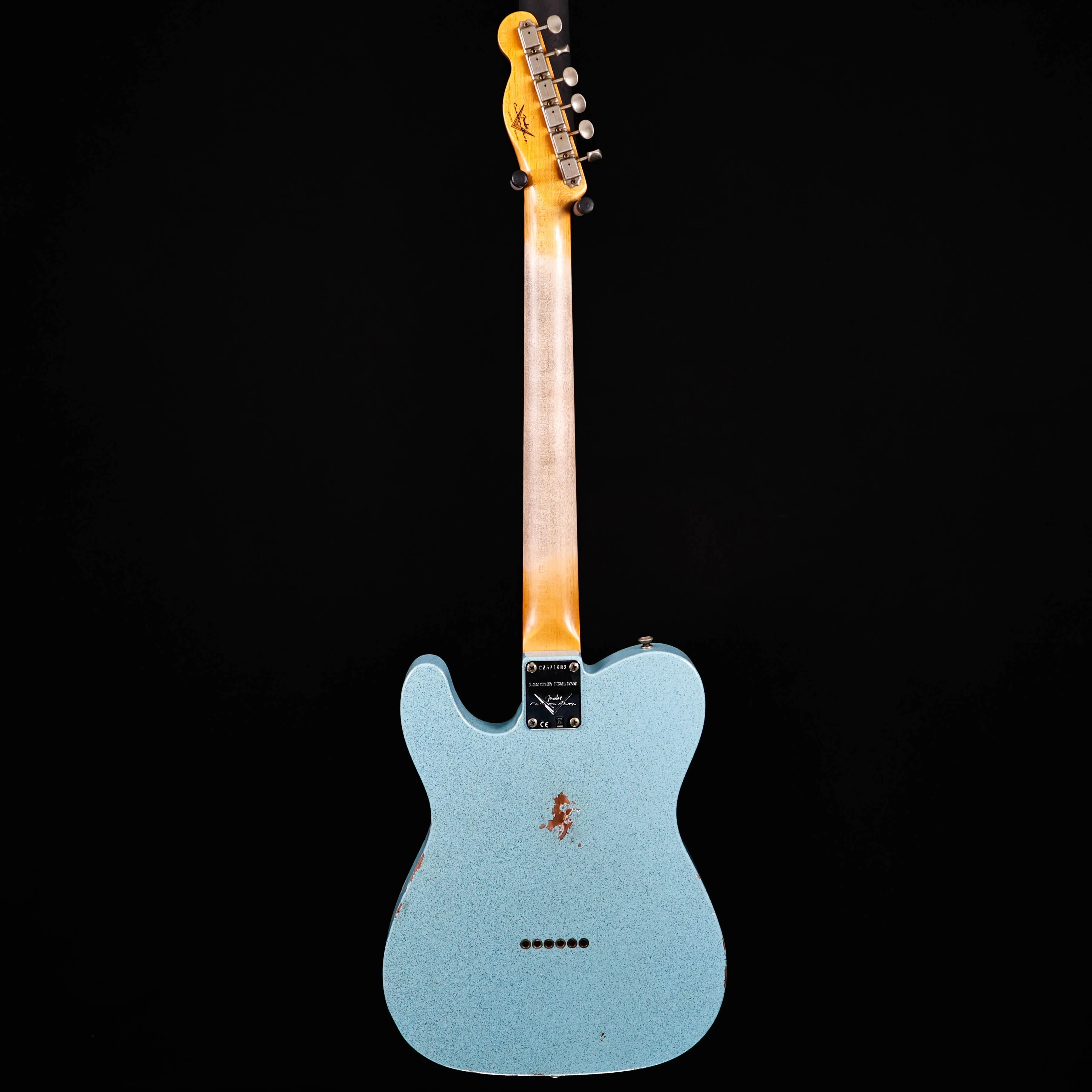 Fender Custom Shop LTD '61 Telecaster Relic, Aged Blue Sparkle 8lbs 3.5oz
