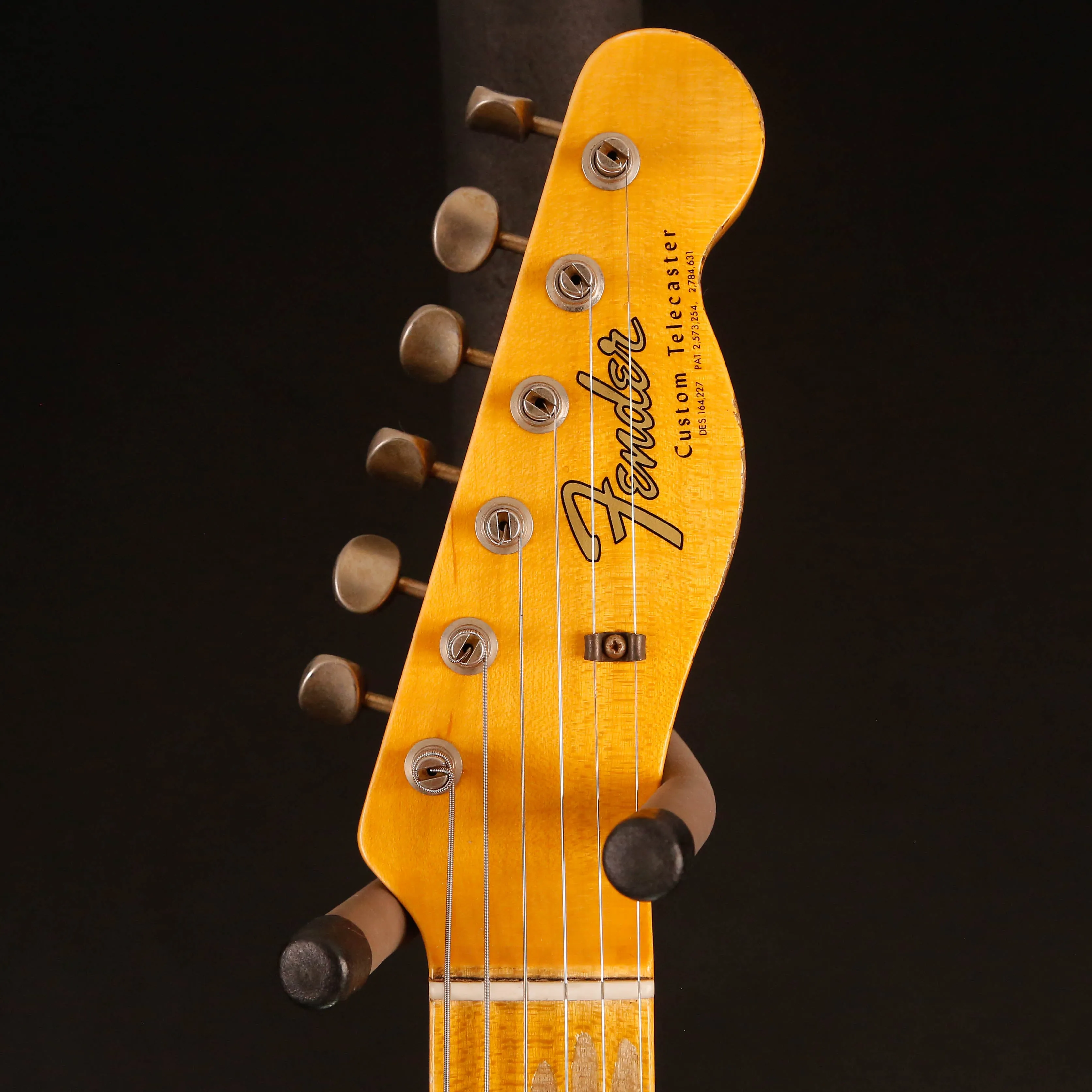 Fender Custom Shop LTD 65 Telecaster Custom Hvy Relic, Black/3-color SB 7lbs 10.9oz