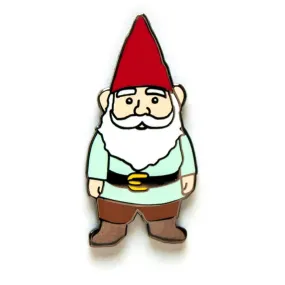 Gnome Enamel Pin (Smarty Pants Paper)