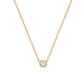Gold Basic Cubic Necklace