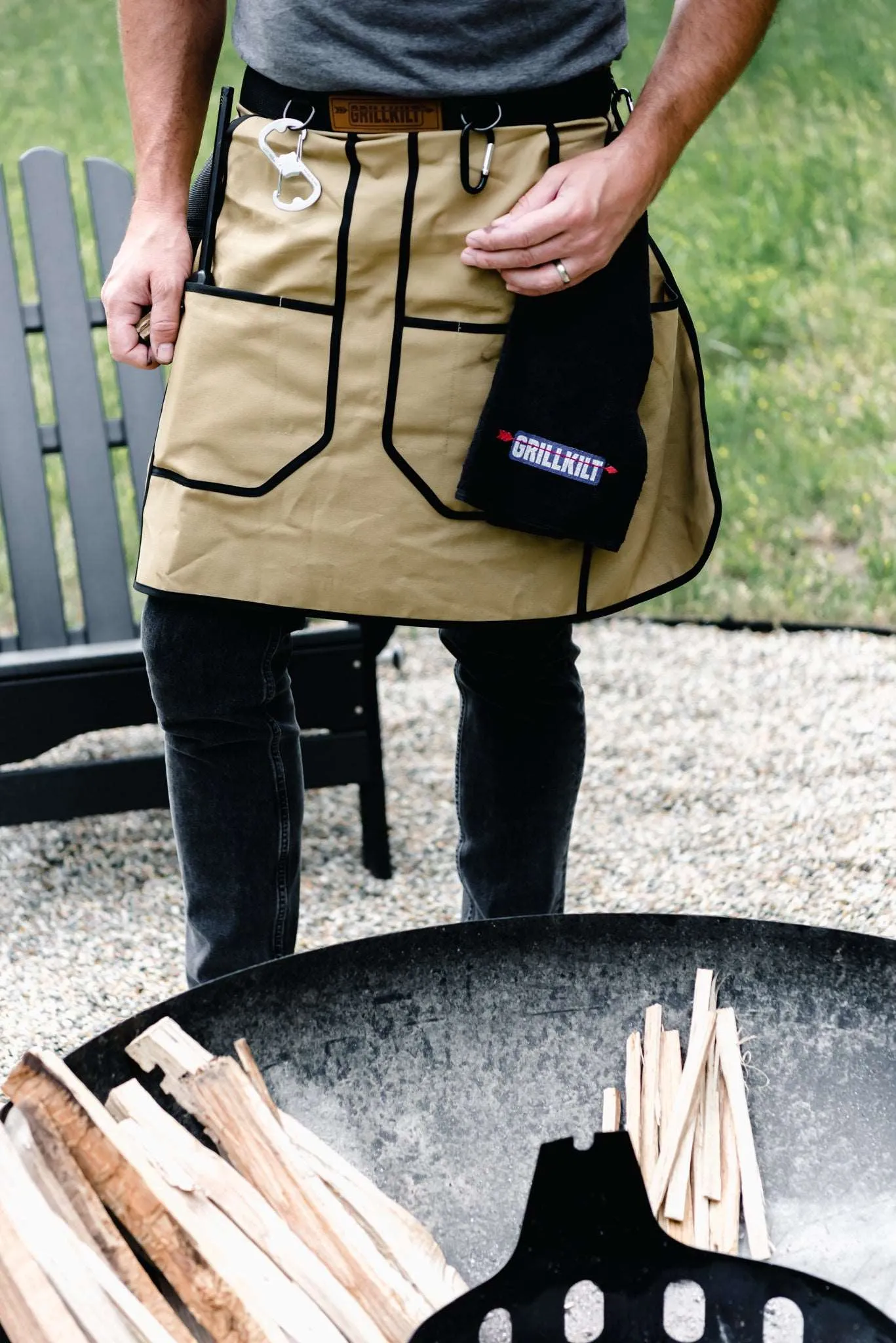 GRILLKILT Grilling Apron - Camel