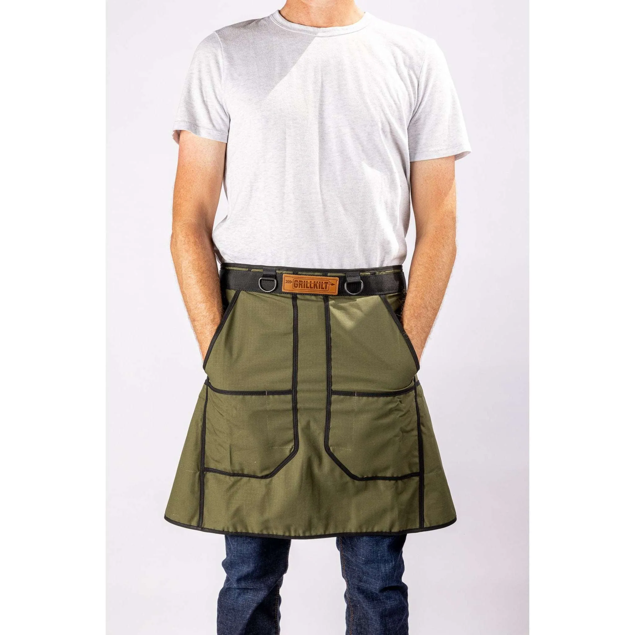 GRILLKILT Grilling Apron - Olive