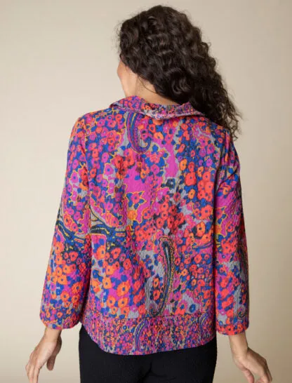 Habitat, 21233 Drape Collar Pullover, Apple