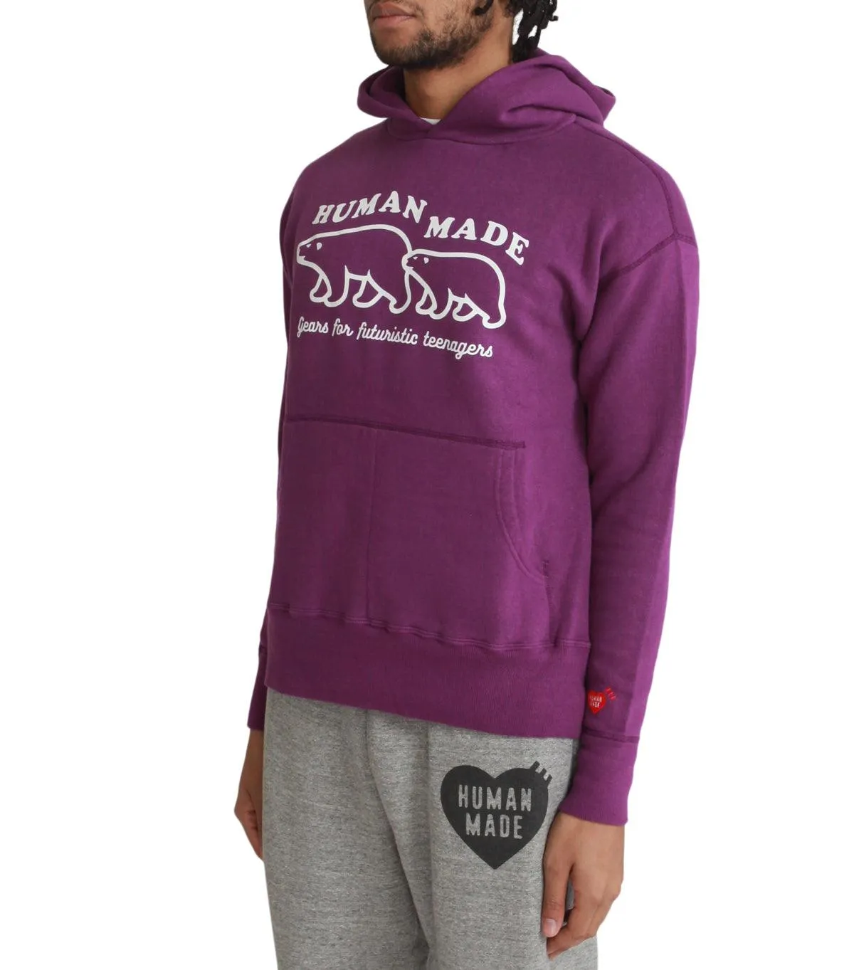 Human Made Tsuriami Hoodie Purple