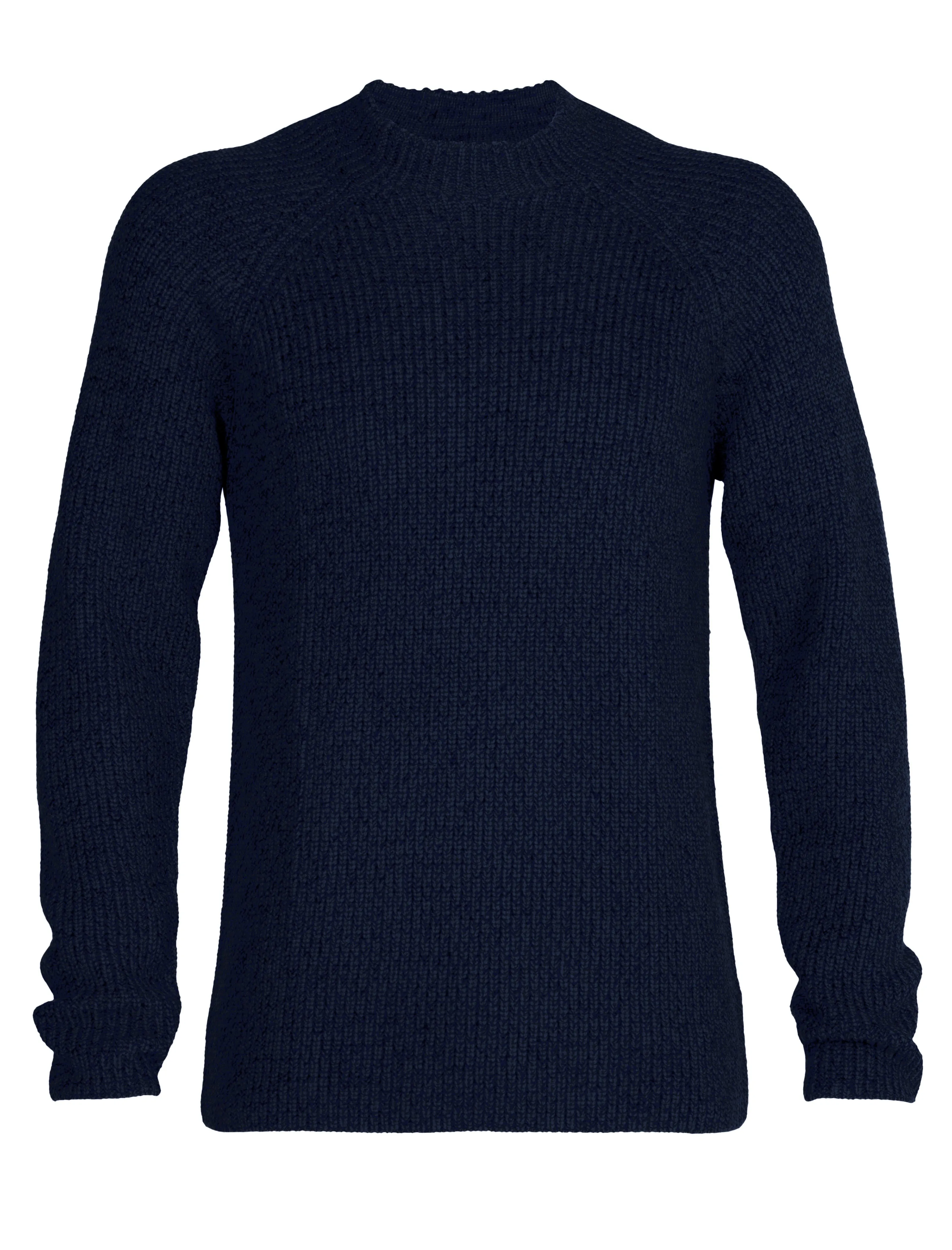 Icebreaker Hillock Funnel Neck Sweater (Men's) Midnight Navy/Royal Navy