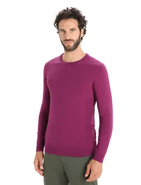 Icebreaker Shearer Crewe Sweater (Men's) Go Berry