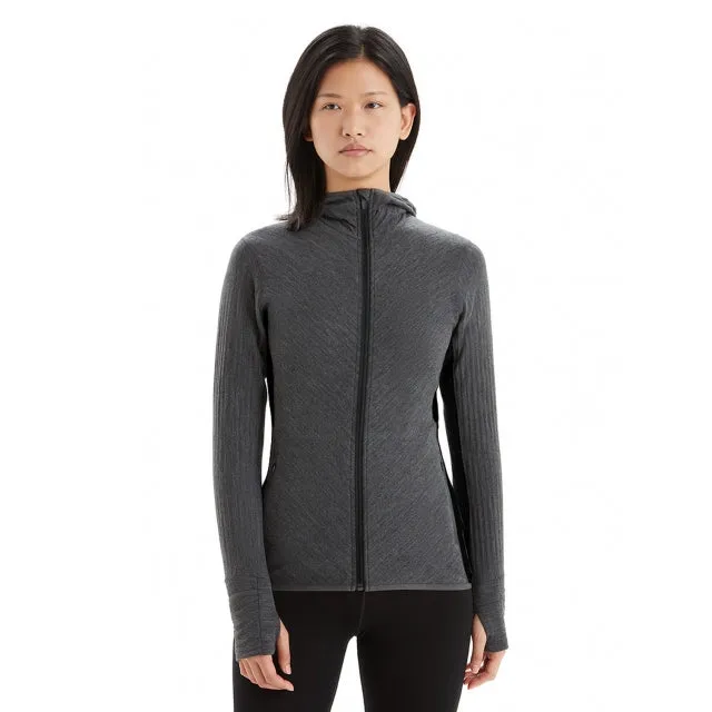 Icebreaker Women's Descender LS Zip Hood