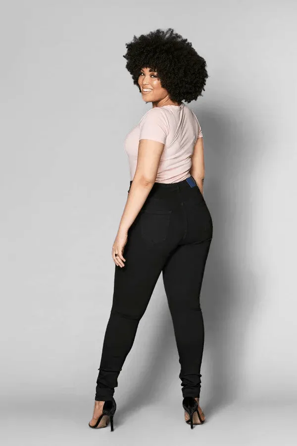Jacqui Stretch Black Jean
