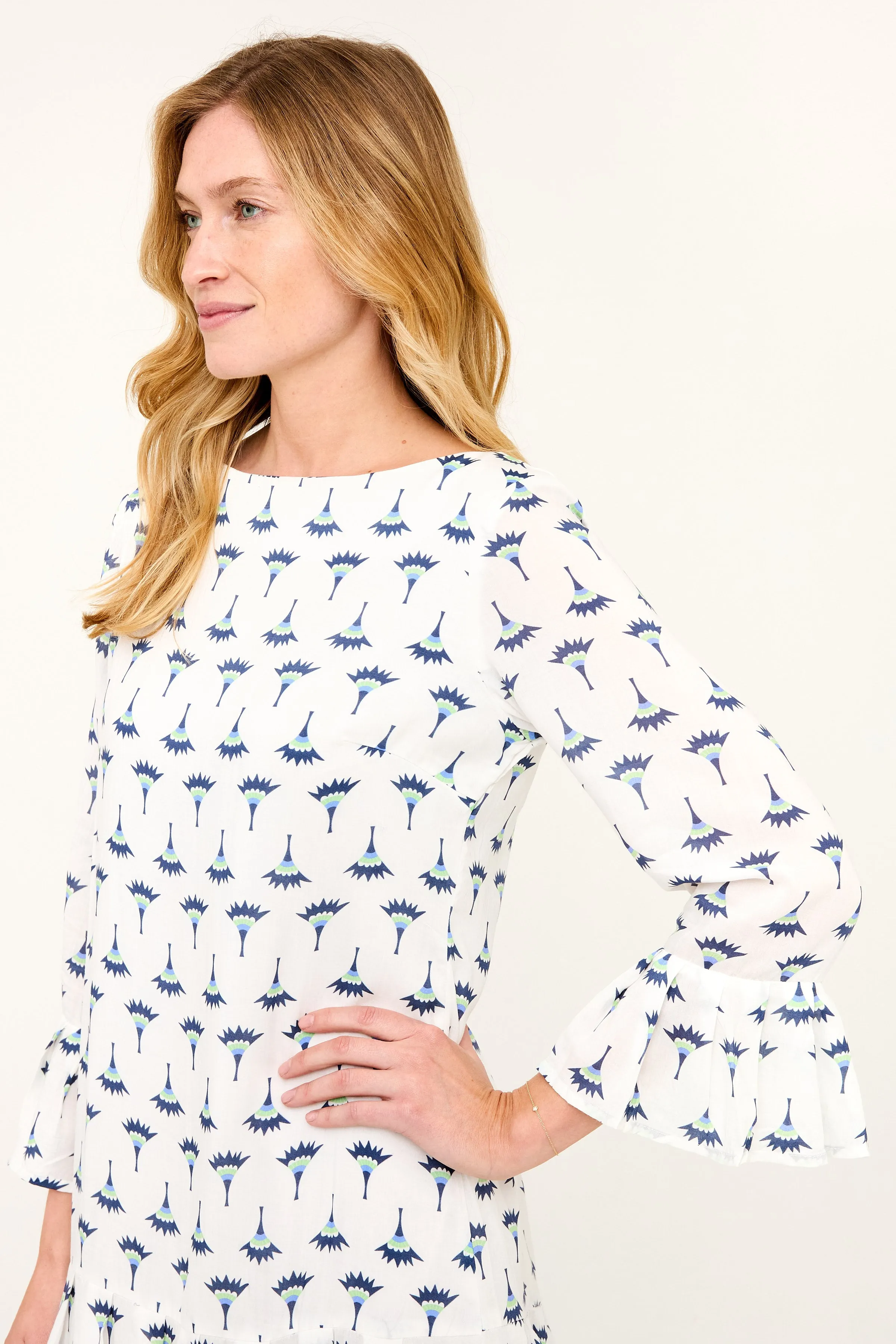 Jeannie Dress - Tea Print