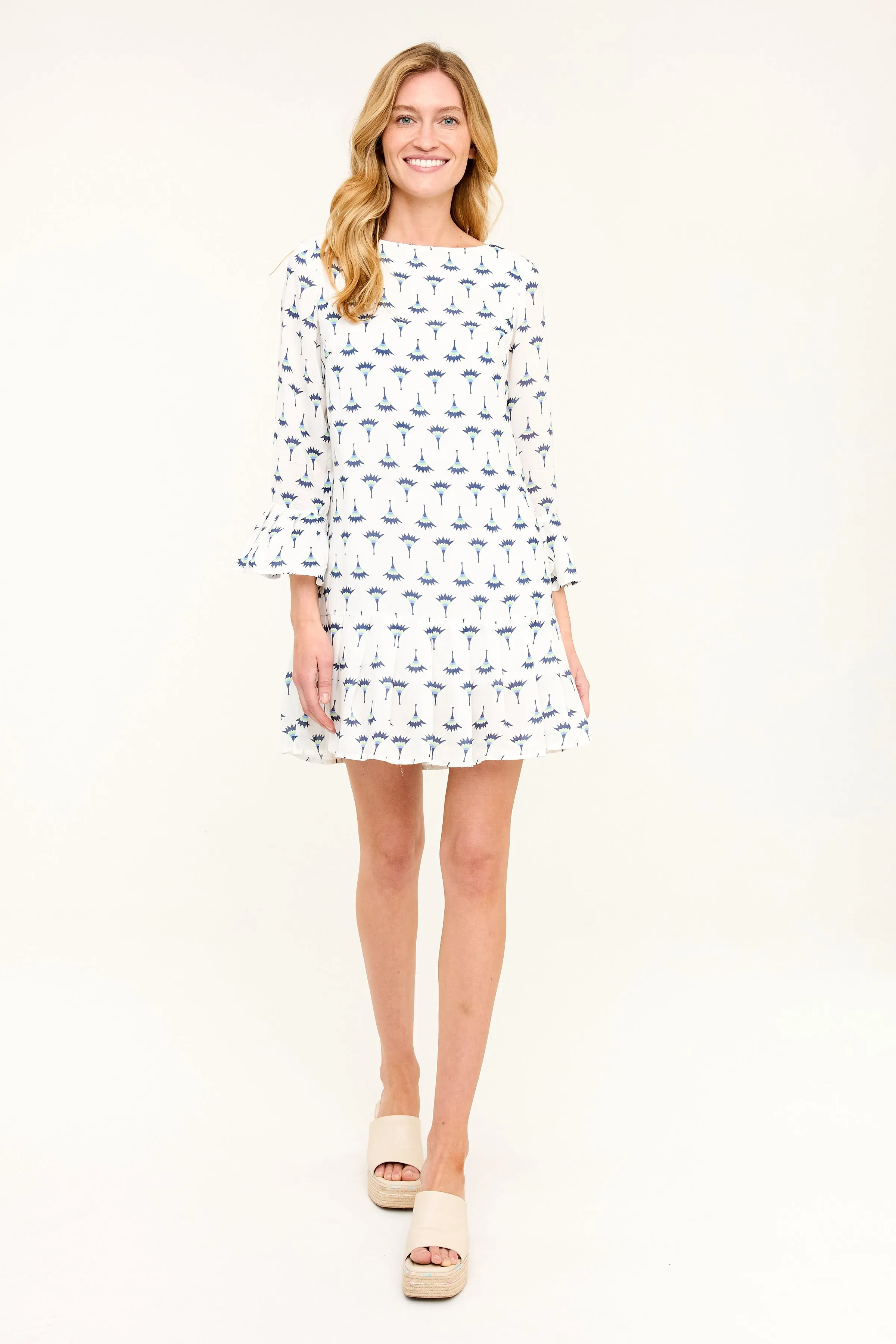 Jeannie Dress - Tea Print