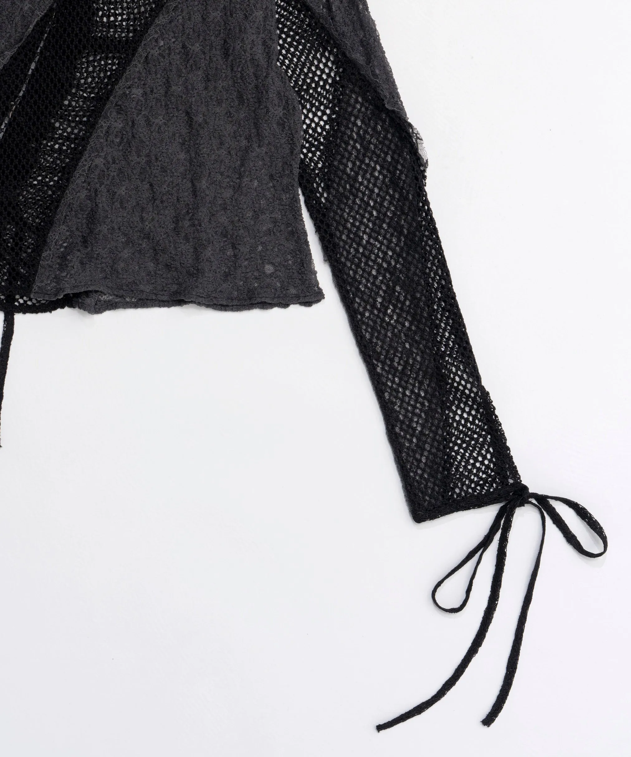 Lace Docking Frill Cardigan