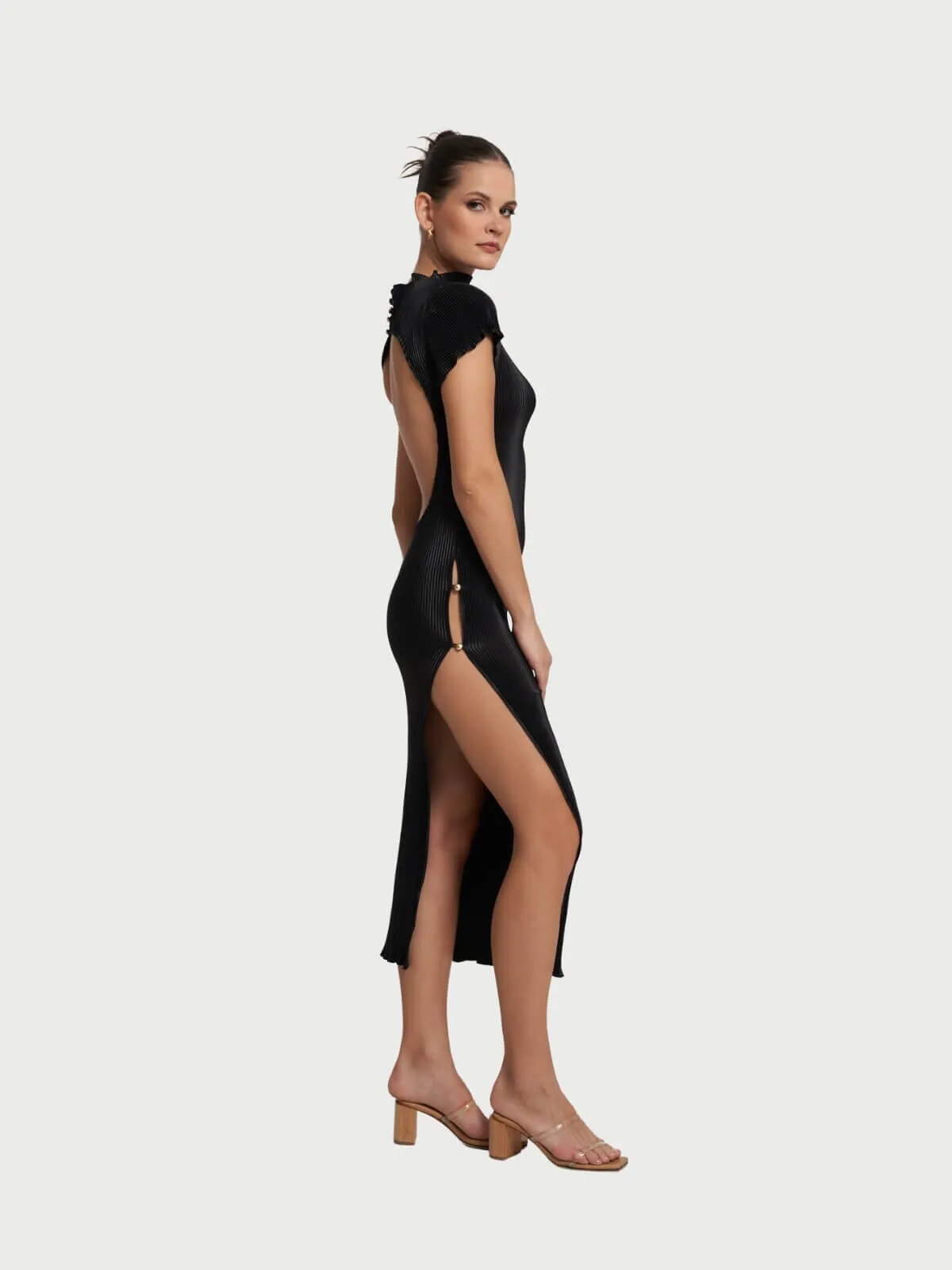 London Cocktail Dress - Noir