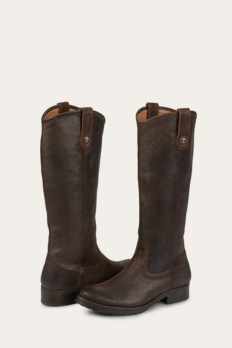 Melissa Double Sole Button Lug Tall