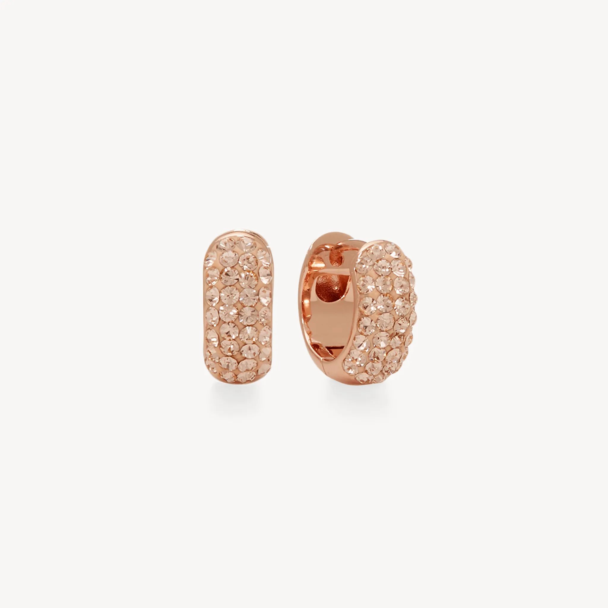 Mini Sparkle Hoop Earrings