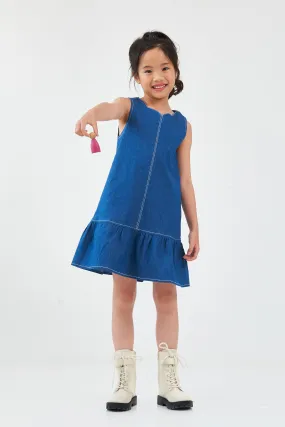 Moana Girl's Denim Dress