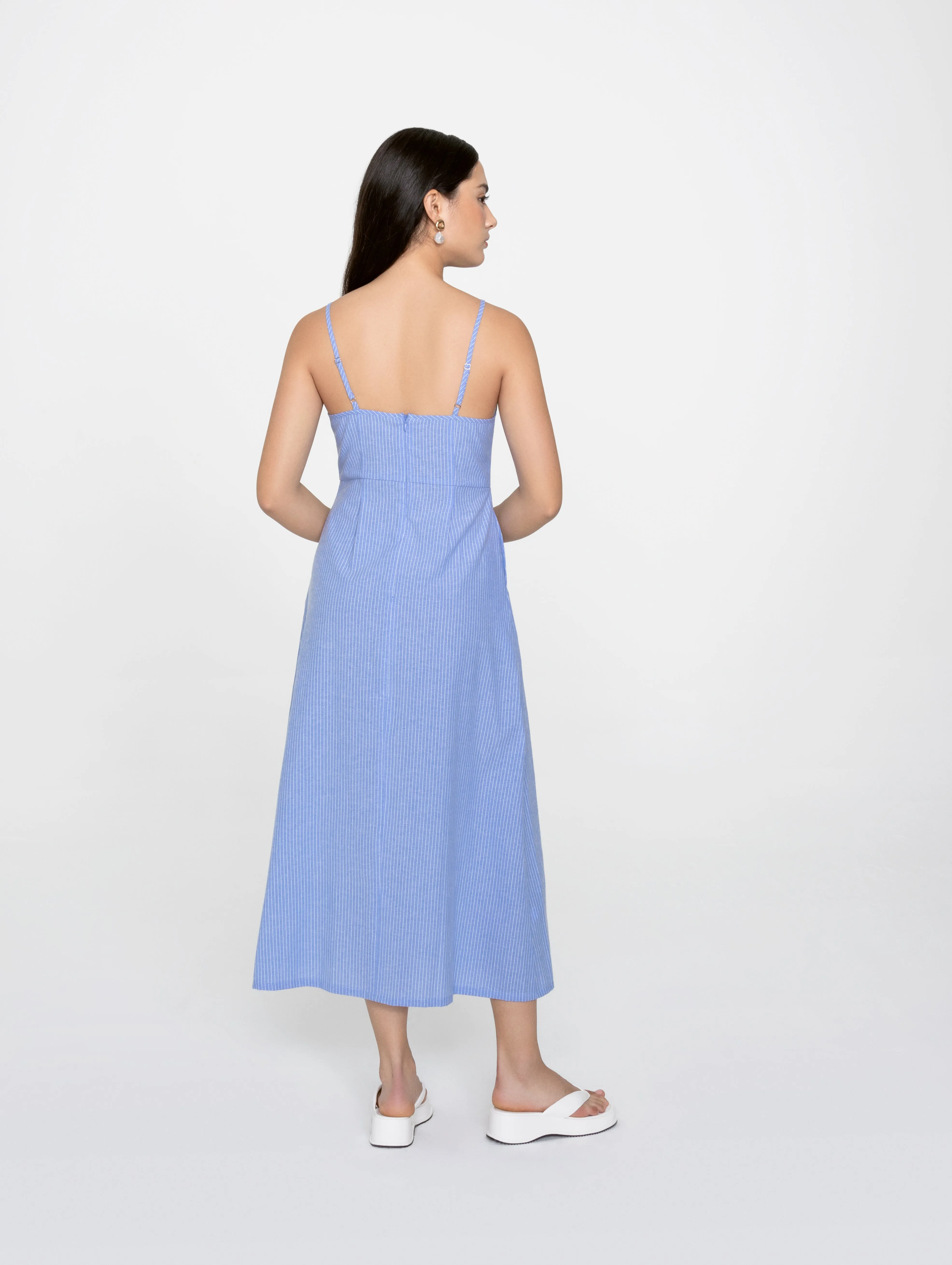 Monique Strap Midi Dress