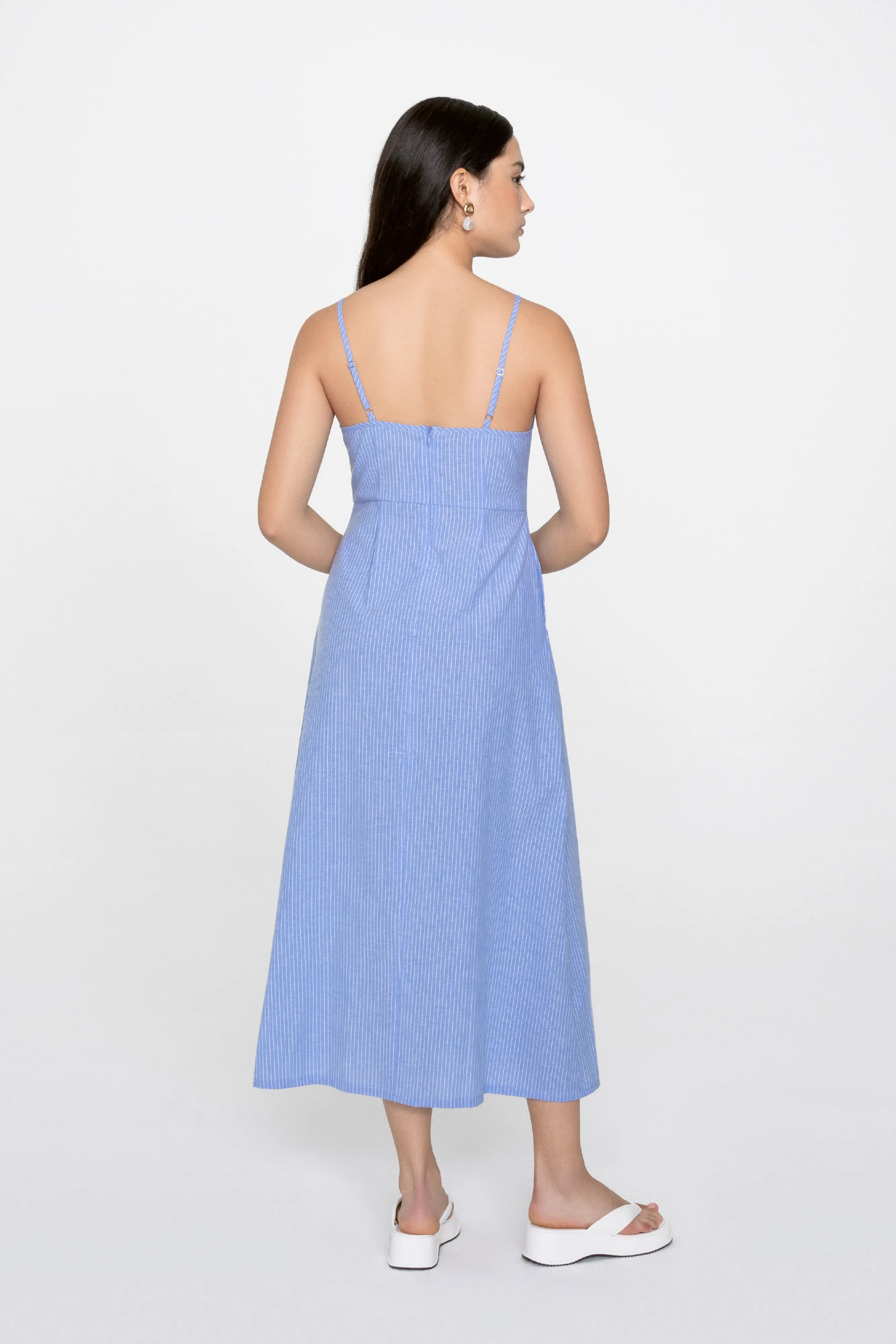 Monique Strap Midi Dress