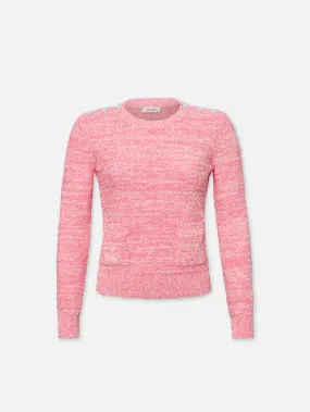 Patch Pocket Sweater -- Pink