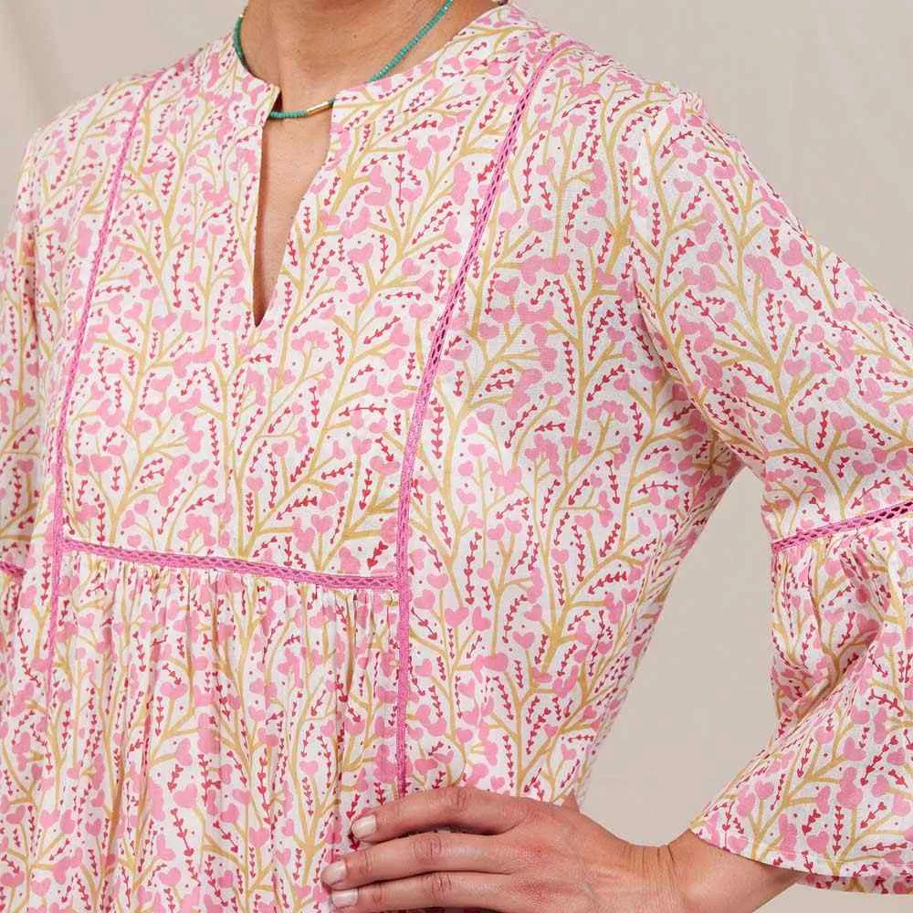 Petal Rose Pink Beach Dress