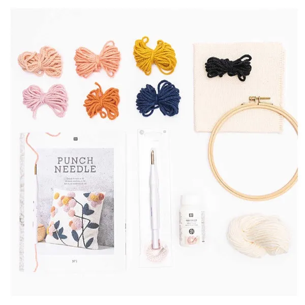 Rico Punch Needle Kit: Floral