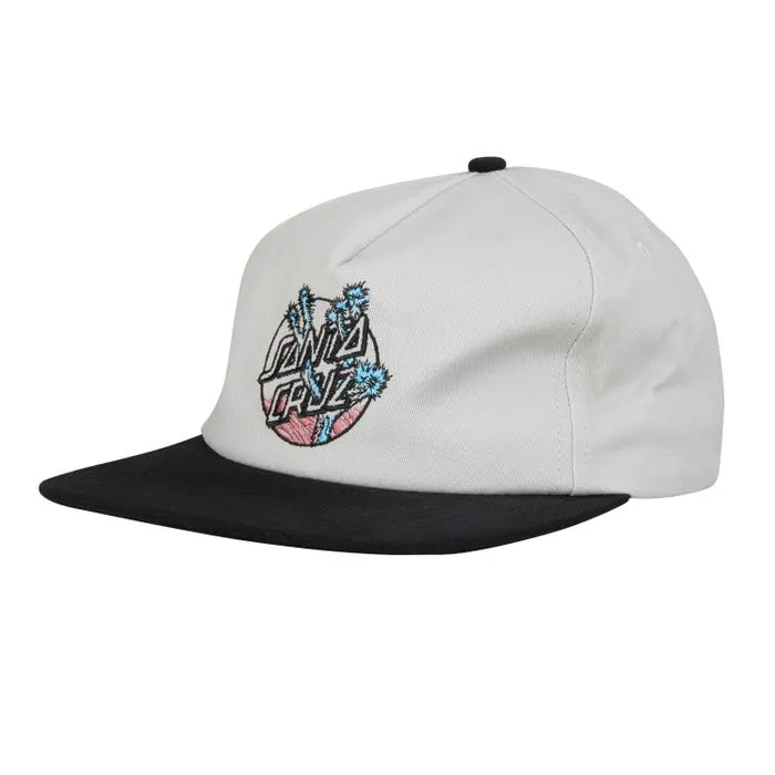 Santa Cruz Joshua Tree Dot Cap - Optic White/Black