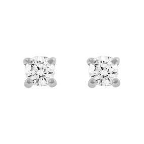Silver Basic Cubic Studs