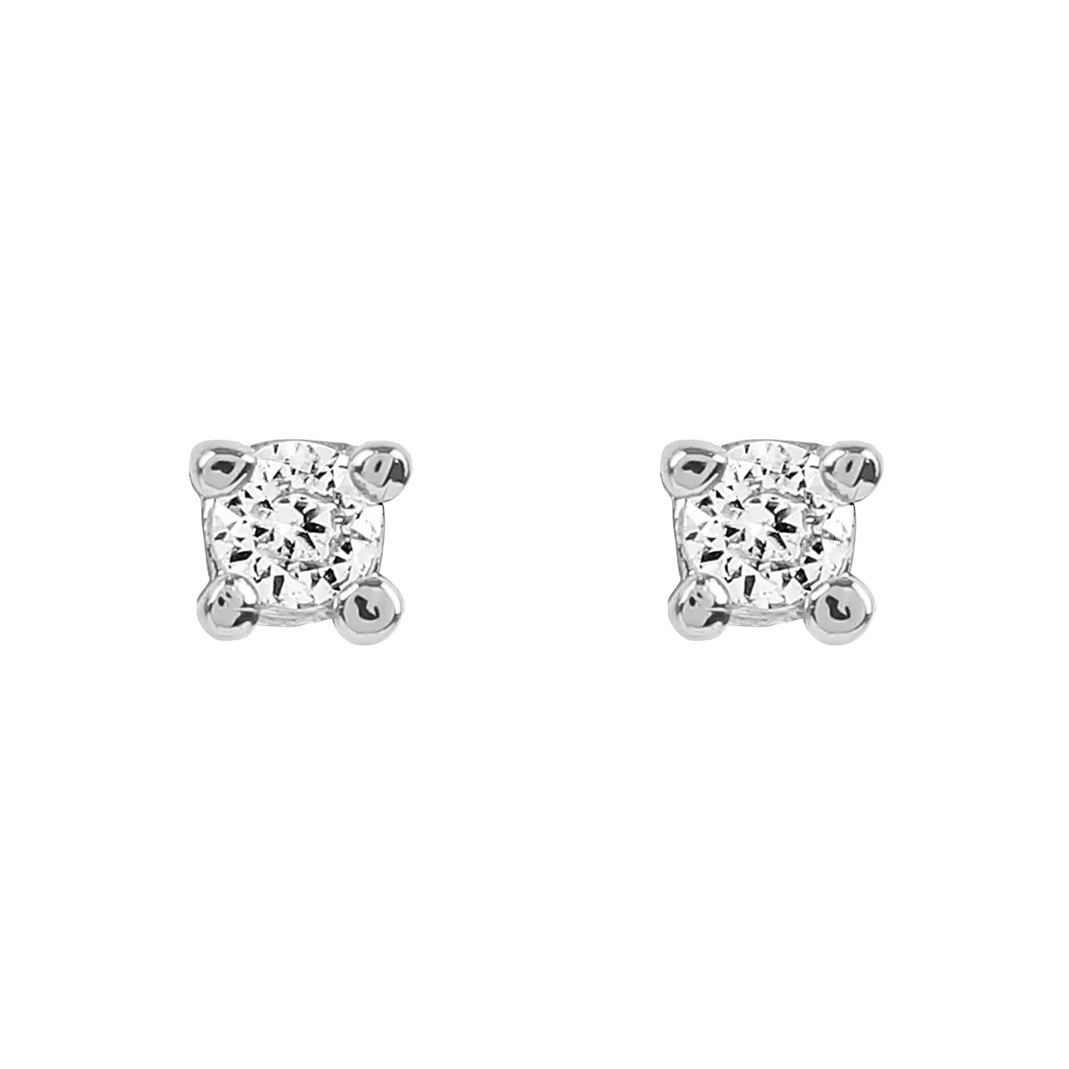 Silver Basic Cubic Studs