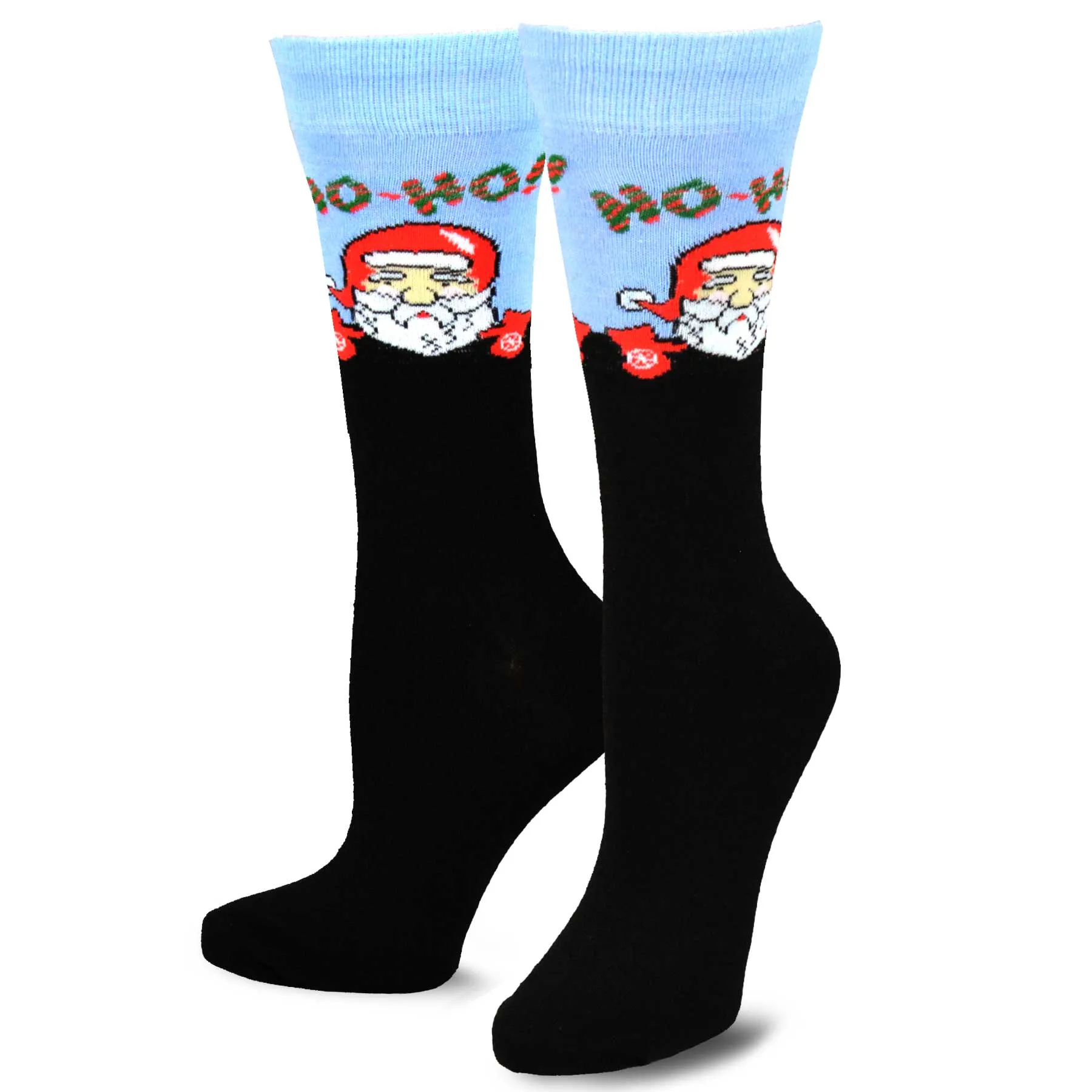 TeeHee Socks Women's Christmas Polyester Crew Assorted 5-Pack (11909)