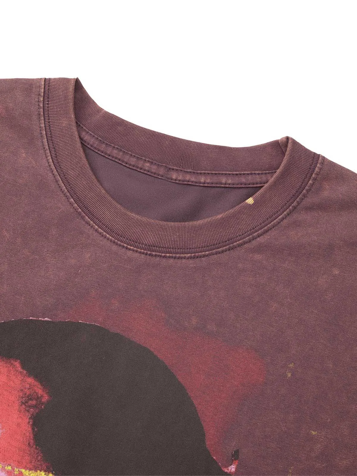 Thesupermade Retro Creative Portrait Painting Street Rap T-shirt - 2049