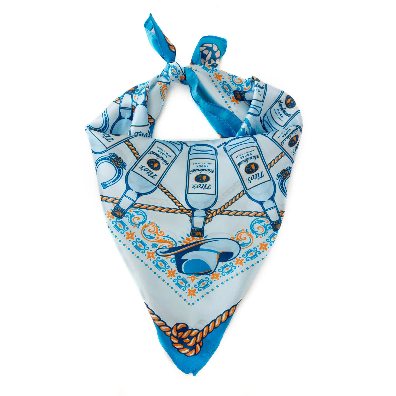 Tito's Texas Spirit Silk Scarf