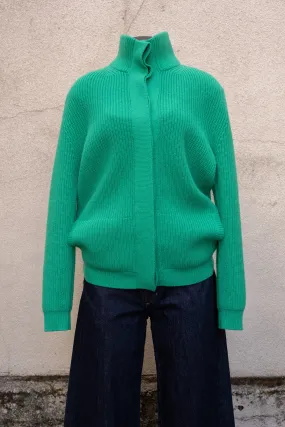 Tom Ford Ribbed Wool Cashmere Button Front