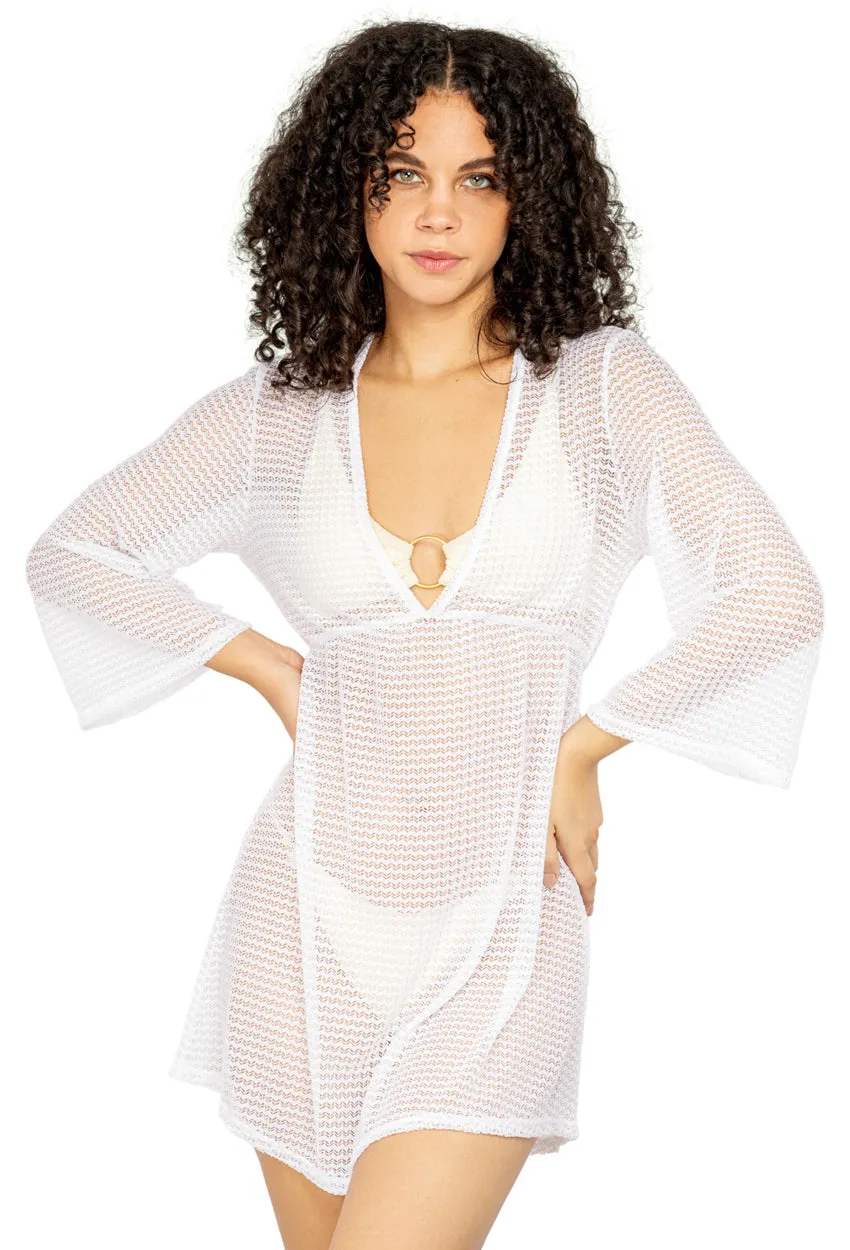 TUNIC WITH EMPIRE CUT & BELL SLEEVE - NAC