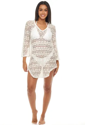 V-NECK BELL SLEEVE TUNIC - LA BOHEME