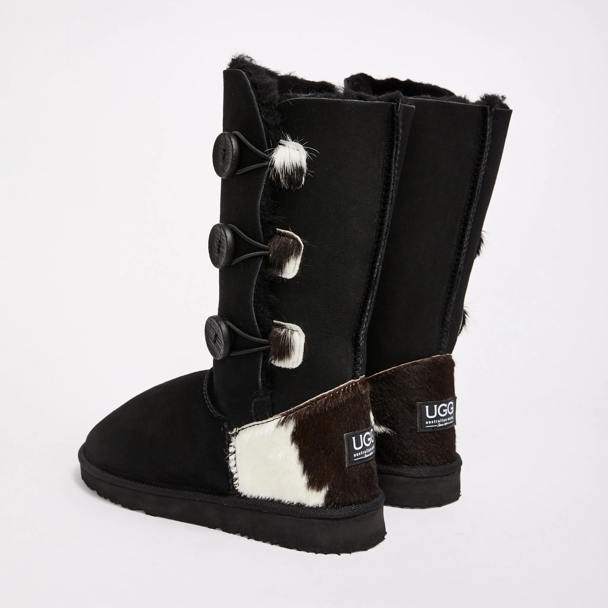 Women's Burleigh Button Triplet Calf